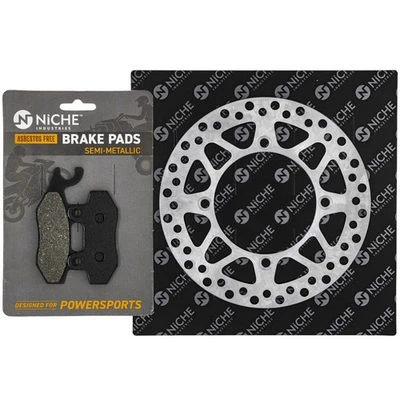 Kit de pastillas de rotor de freno delantero izquierdo NICHO para Suzuki DR250 59300-08810 semi metálico Foto 1 de 4