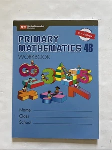 Primary Mathematics 4B Workbook; U.S. Editi- paperback, Cavendish, 9789810185091 - Picture 1 of 5