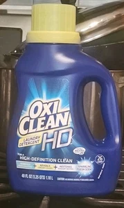 Detergente líquido para ropa OxiClean 26 cargas alta definición limpio aroma fresco 40 oz - Imagen 1 de 1