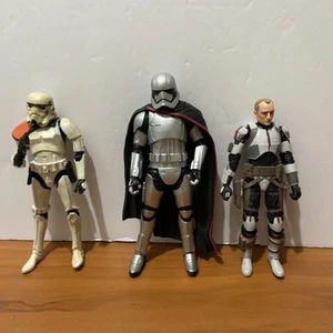 star wars black series lot 6 inch - Captain Phasma, Sand Trooper #03 And Tech - Picture 1 of 7