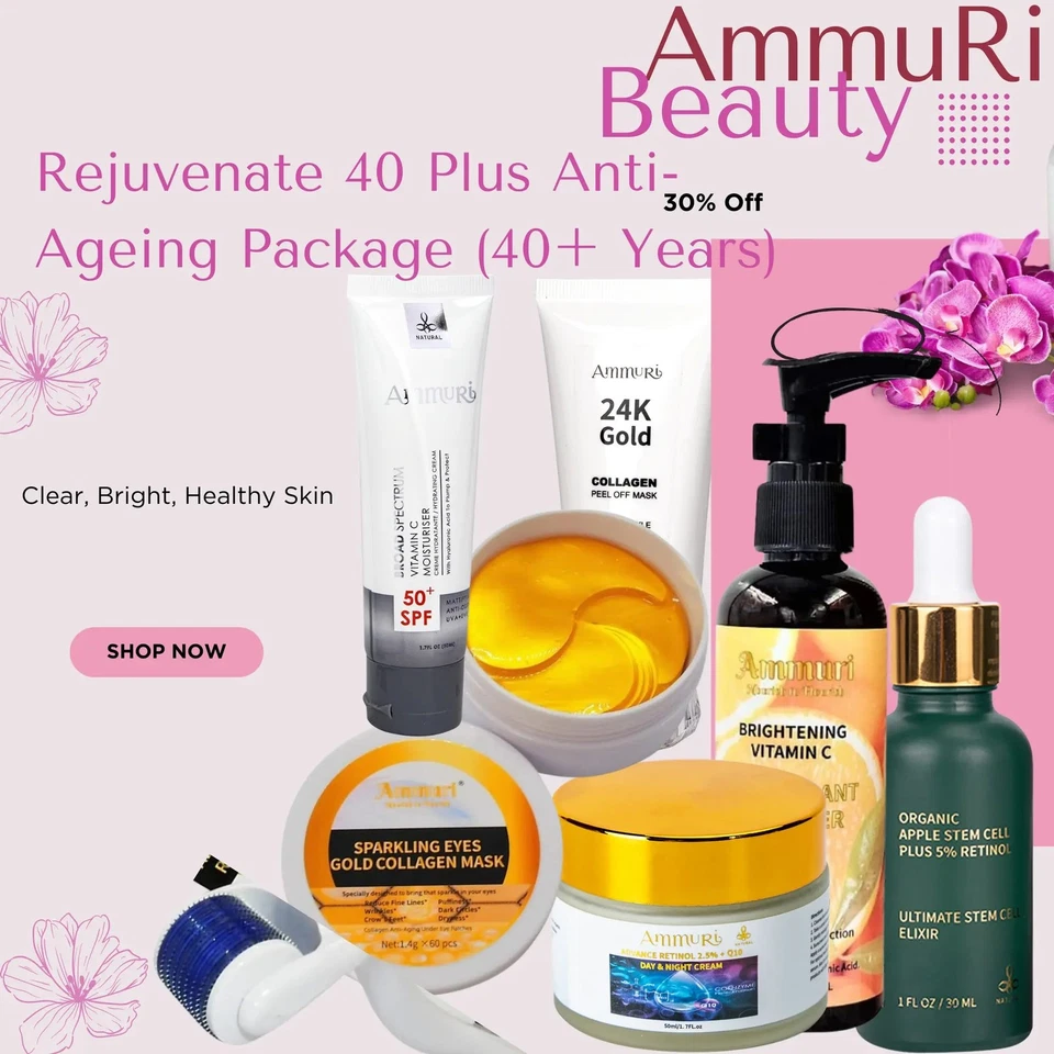 Paquete de cuidado de la piel antienvejecimiento Ammuri Skincare Rejuvenate 40 Plus Foto 1 de 1