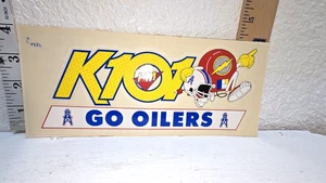 101 KLOL/ Go Oilers "RUNAWAY RADIO" FREE SHIPPING! - Picture 1 of 10