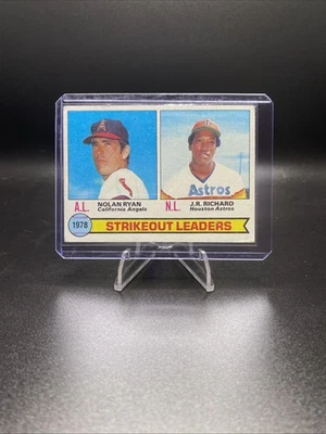 1979 Topps - League Leaders Nolan Ryan, J.R. Richard #6 - Image 1 of 2