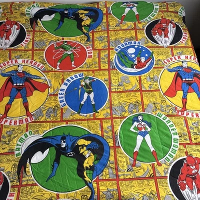 Saco de dormir Superhéroes DC Comics 1975 de colección Superman Wonder Woman Batman Aquaman Foto 1 de 4