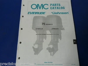 1988, 75 Models Parts Catalog, OMC Evinrude/Johnson - Picture 1 of 1
