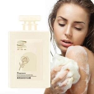 Jabón corporal hidratante perfumado 300 ml, fragancia hidratante ducha piel D4R0 - Imagen 1 de 11