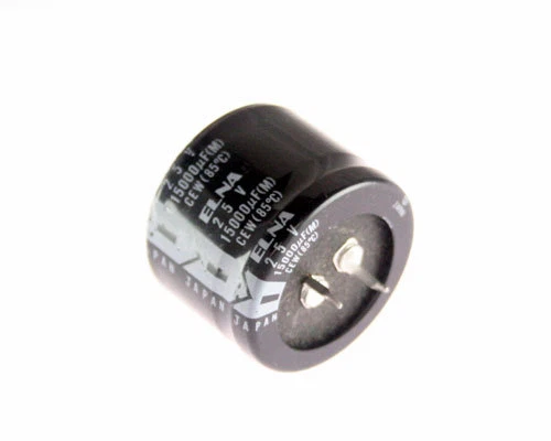 5x 15000uF 25V Radial Snap In Mount Electrolytic Aluminum Capacitor 85C 25VDC - Image 1 of 1