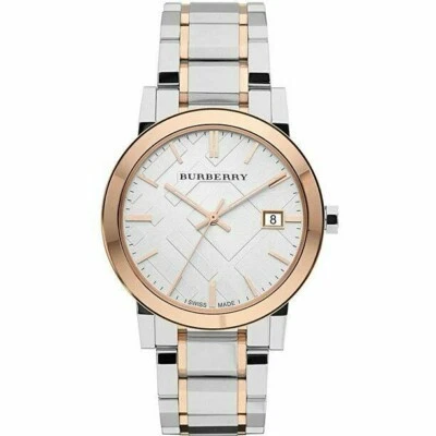 Brand New Burberry City BU9006 Stainless Steel Rose Plated 38 mm Unisex Watch - Image 1 of 2