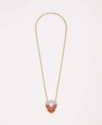 Collar colgante Ann Taylor para mujer ala cabujón rojo placa cristal nuevo con etiquetas 69,50 Foto 1 de 4