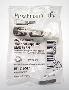 Hirschmann Female 8-Pin DIN Connector / MAK 80SN - Picture 1 of 1