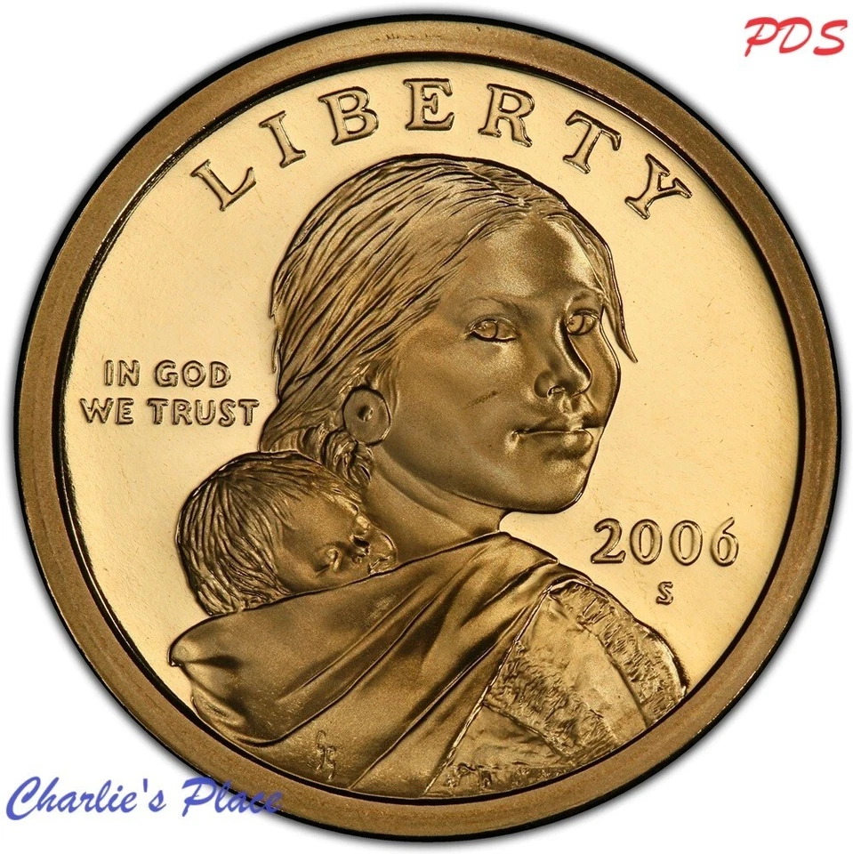 2006-PDS Sacagawea Native American Dollar 3-Coin Set - Image 1 of 1