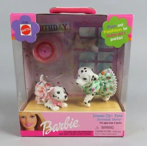 2000 Mattel Barbie Dress Up Pets Birthday Party Dalmatians New in Sealed Box - Picture 1 of 5