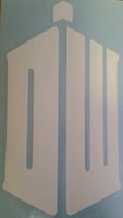 Dr Who Tardis decal - Dr Who Car / Window / Bumper / Wall vinyl sticker Custom