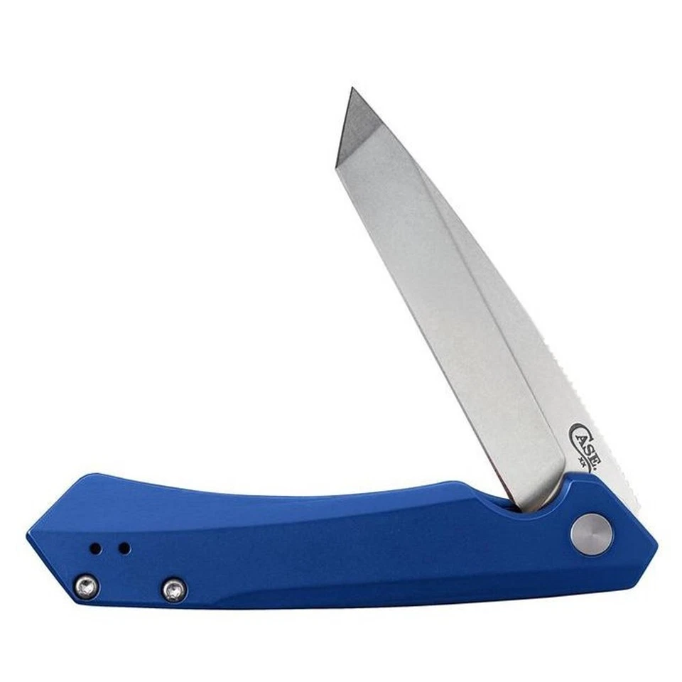 Case xx Kinzua Blue Aluminum Frame Lock, Satin Tanto Point, 64663 - Image 1 of 1
