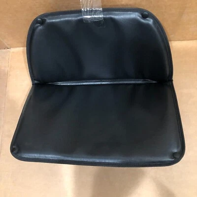 SEAT CUSHIONED, SEWN SEAT AND BACK 245444 BLACK, NEW FREE SHIPPING - Image 1 of 4