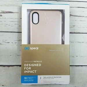 "Funda metálica desnuda dorada Speck para iPhone XS Max 6,5" - Imagen 1 de 3