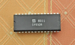 1 Stück SY6504 CPU / Microprocessor 8Bit, 1 MHz, 28Pin, von Synertek - Bild 1 von 2