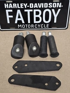 Harley Ironhead Sportster Dyna Evo Foot Pegs - Picture 1 of 3