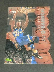 95 Classic ED O'BANNON Die Cut UCLA Bruins Parallel Insert Card! New Jersey Nets - Picture 1 of 2