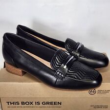 Size 6.5 - Clarks Juliet Aster - Black Leather - Womens