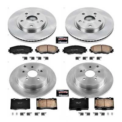 Kit de freno de disco Power Stop KOE6763 para Toyota Prius V 12-17 Foto 1 de 4