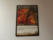 World of Warcraft: Dark Portal "ONSLAUGHT GIRDLE" #258 Armor Trading Card