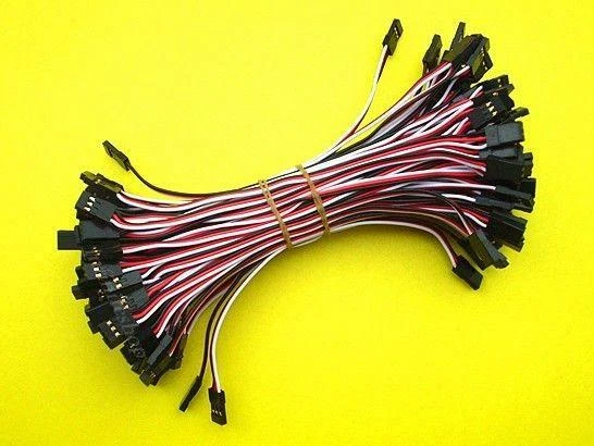 100x 10CM Male to Male JR Extension Lead Wire Cable for MWC APM KK PX4 100mm - Image 1 of 1