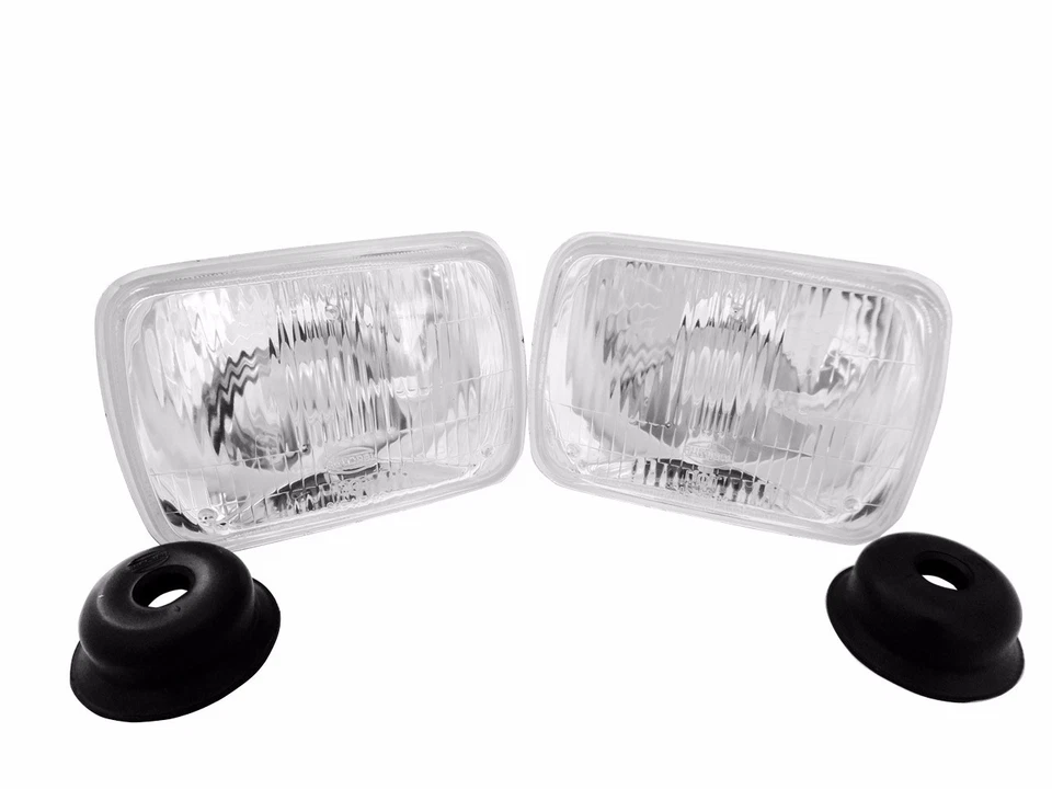 2X EU SCHEINWERFER VORNE Passend für Jeep Cherokee XJ 1984-2001 HEADLIGHT - Bild 1 von 1