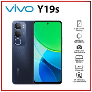 (Unlocked) VIVO Y19s 6GB+128GB BLACK Dual SIM Octa Core Android Mobile Phone - Picture 1 of 5