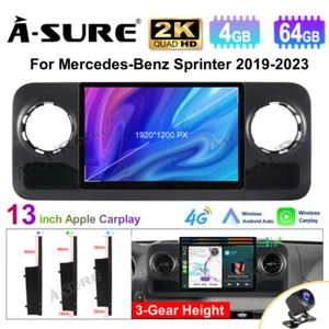 Radio estéreo Android 14 13"" 4+64 GB Carplay para Mercedes-Benz Sprinter 2019-2023 - Imagen 1 de 20