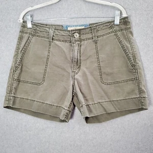 VINTAGE Levi's Women Shorts 8 Brown Utility Outdoor Hiking Brown Inseam 4" Y2K - Picture 1 of 11