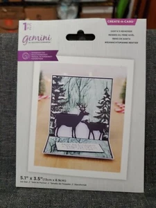 Crafters Companion Create A Card Die Santa's Reindeer - Imagen 1 de 1