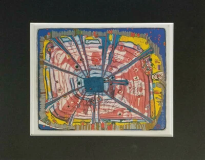 Friedensreich Hundertwasser "Rain Of Blood" 磨砂胶印 1986 — 第 1/3 张图片