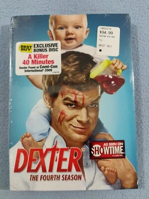 NEW SEALED DEXTER COMPLETE FOURTH SEASON 4 DVD BOX SET SEASON FOUR - Image 1 of 2