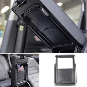 1P Black Central Armrest Under Storage Box Cover Trim For Honda CRV CR-V 2023-24 - Imagen 1 de 8