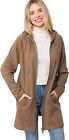 Design By Olivia Women's Casual Oversized Loose Fit Zip Up Pullover Hoodie Tunic