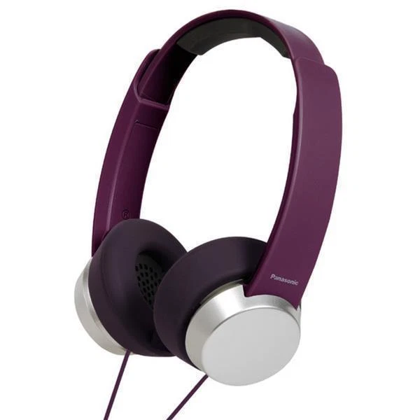Panasonic 3+ RP-HXD3W Purple Stereo Headphones w/ Microphone For Mobile Phone - Image 1 of 1