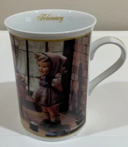 Vintage MI Hummel Fine Porcelain Collector Mug The Artist FEBRUAR The Danbury Mint - Bild 1 von 8