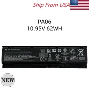 Genuine OEM 62Wh PA06 laptop Battery For HP Omen 17-ab 17t-ab00 17-w HSTNN-DB7K - Picture 1 of 10