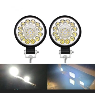 2 PEZZI LAMPADA DA LAVORO 8W IP67 LED LUCE FARO FARETTO AUTO BARCA CAMION 12V - Immagine 1 di 4