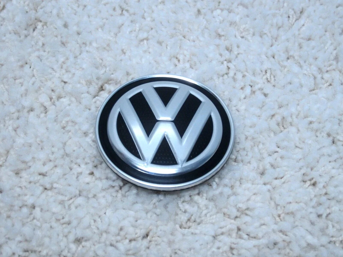 Tapacubos Centrales Para VW - Juego De 4, Diámetro 65 Mm, Compatibles Con Números 3B7 601 171 / 6U7 601 171, Color Negro/blanco, Material ABS+PC