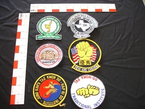 Martial Arts patch collection, 6 patches in set - Picture 1 of 8