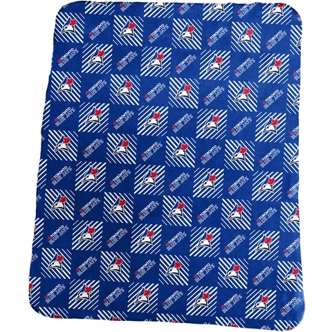 Toronto Blue Jays 60'' x 50'' Repeat Pattern Lightweight Throw Blanket Cover