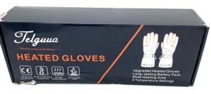 Telguua Heated Gloves for Men Women,Electric Rechargeable Battery Heated Gloves  - Picture 1 of 3