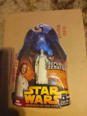 Figura de acción Hasbro Star Wars: Revenge of the Sith Mon Mothma Republic Senator  Foto 1 de 4