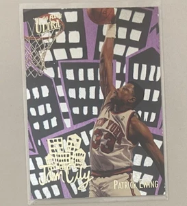 Patrick Ewing 1993-94 Fleer Ultra Jam City Insert Card #4 - 1:37 Packs - Picture 1 of 5