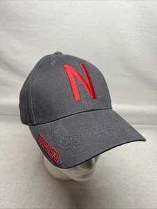 Gorra de Colección Nebraska Gris y Rojo Bordada Huskers Russell Sombrero Excelente Estado - Imagen 1 de 11