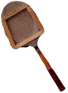 Vintage 1950s GEMLA Fabrikers Special Wooden Tennis Racquet Sweden Very Rare - Picture 1 of 14