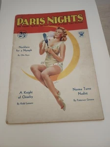 Paris Nights Magazine/Pulp Vol. 12 No.3 October 1933 Faustin Cover Art Riaque - Picture 1 of 2