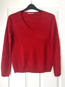 Jersey M&S Mujer Rojo Cuello en V Manga Larga Talla 12 - Imagen 1 de 12